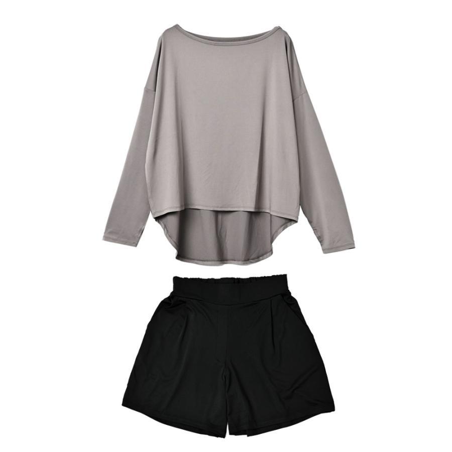 ラッシュガード レディース 上下セット セットアップ 体型カバー 長袖 パーカー 薄手 紫外線対策 熱中症対策 日焼け対策 UVカット | ブランド登録なし | 22