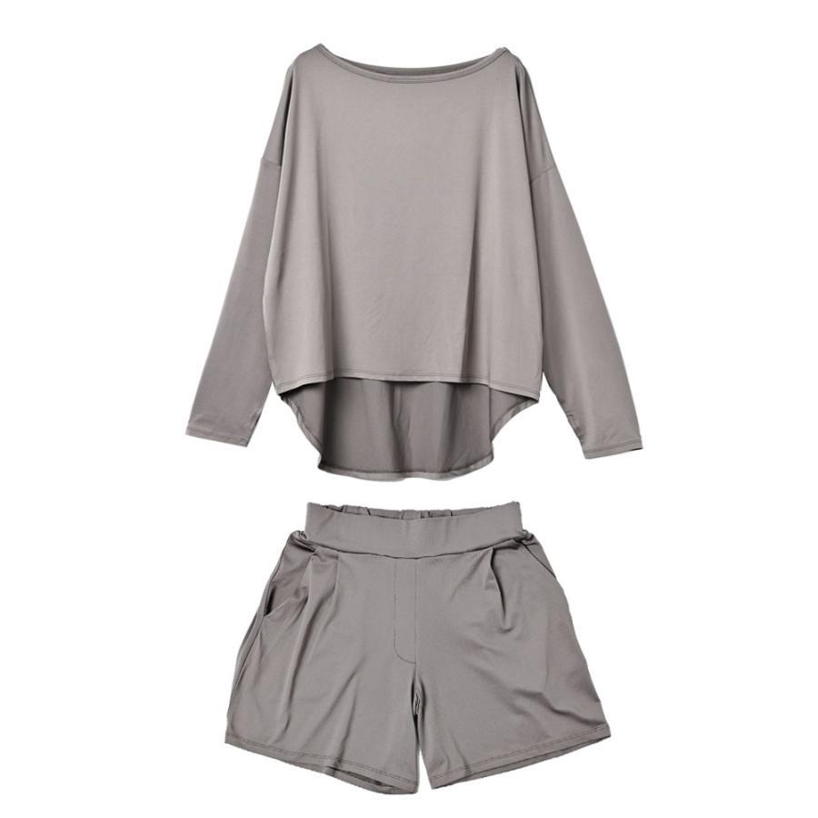 ラッシュガード レディース 上下セット セットアップ 体型カバー 長袖 パーカー 薄手 紫外線対策 熱中症対策 日焼け対策 UVカット | ブランド登録なし | 16