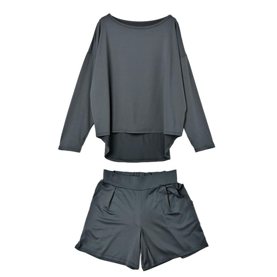 ラッシュガード レディース 上下セット セットアップ 体型カバー 長袖 パーカー 薄手 紫外線対策 熱中症対策 日焼け対策 UVカット | ブランド登録なし | 18