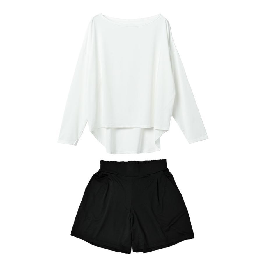 ラッシュガード レディース 上下セット セットアップ 体型カバー 長袖 パーカー 薄手 紫外線対策 熱中症対策 日焼け対策 UVカット | ブランド登録なし | 19