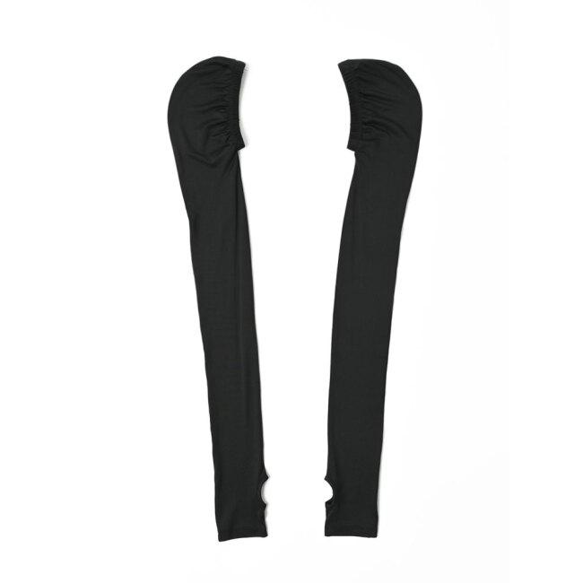 アームカバー ラッシュガード 日焼け防止 紫外線対策 UVカット 接触冷感 ブラック | ブランド登録なし | 01