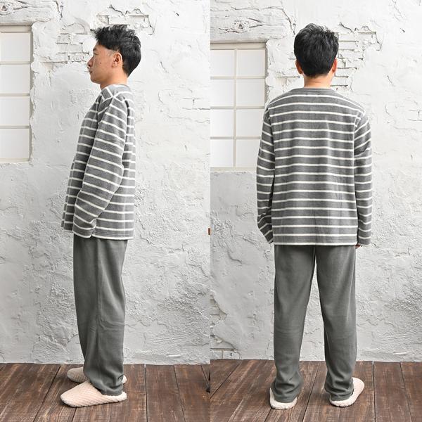 パジャマ メンズ 部屋着 ルームウェア 上下セット フリース セットアップ 長袖 | ブランド登録なし | 14
