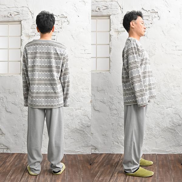 パジャマ メンズ 部屋着 ルームウェア 上下セット フリース セットアップ 長袖 | ブランド登録なし | 16