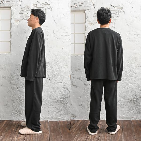 パジャマ メンズ 部屋着 ルームウェア 上下セット フリース セットアップ 長袖 | ブランド登録なし | 18