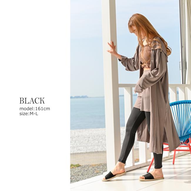 トレンカ ラッシュガード レギンス レディース スポーツ 接触冷感 紫外線カット 日焼け UVカット 夏 海水浴 | ブランド登録なし | 03