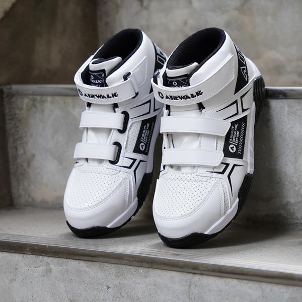 安全靴 メンズ 作業用 スニーカー ハイカット シューズ 靴 先芯入り 作業靴 衝撃吸収 ブラック ホワイト AIRWALK | AIRWALK | 07