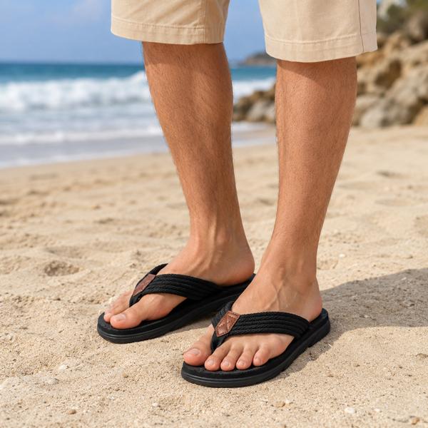 ビーチサンダル メンズ トングサンダル 鼻緒 夏用 海水浴 プール リゾート おしゃれ | ブランド登録なし | 06
