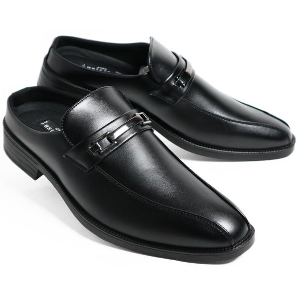 ビジネスサンダル オフィスサンダル ビジネスシューズ 通気性 脱げにくい 蒸れにくい メンズ かかとなし | ブランド登録なし | 10