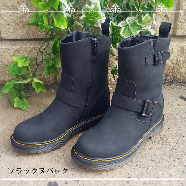 エンジニアブーツ ショートブーツ レディース ブーツ インヒール 婦人靴｜assistant｜09