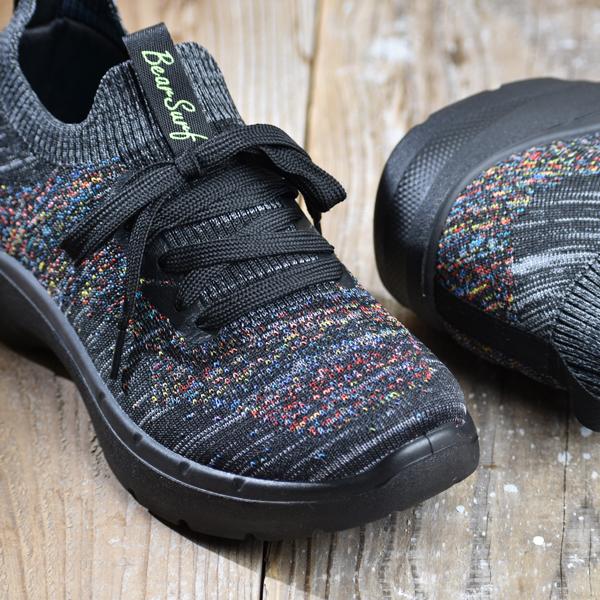 スニーカー レディース シューズ ウォーキングシューズ 靴 黒 グレー おしゃれ BEARSURF ベアーサーフ | ブランド登録なし | 06