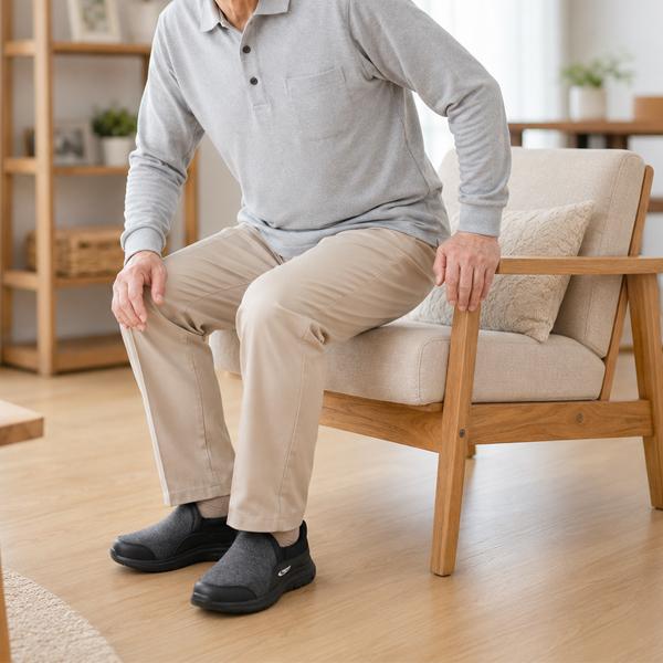 介護シューズ メンズ スニーカー 介護靴 ハンズフリー 履きやすい ウォーキングシューズ リハビリ 軽量 BS1091 | bear surf | 08
