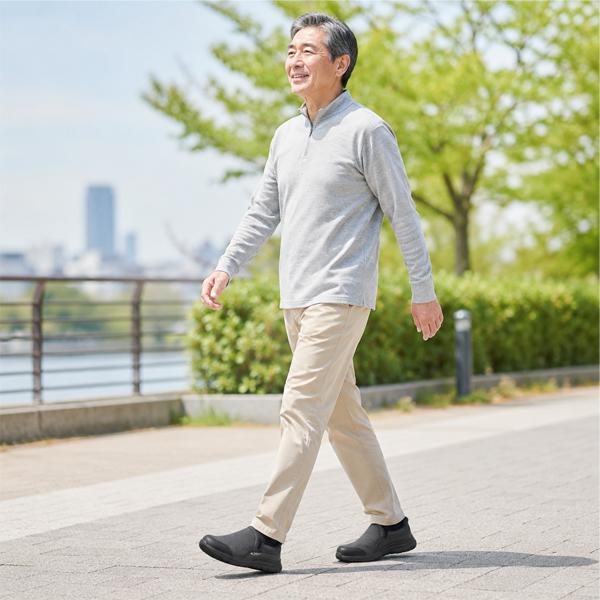 介護シューズ メンズ スニーカー 介護靴 ハンズフリー 履きやすい ウォーキングシューズ リハビリ 軽量 BS1091 | bear surf | 11