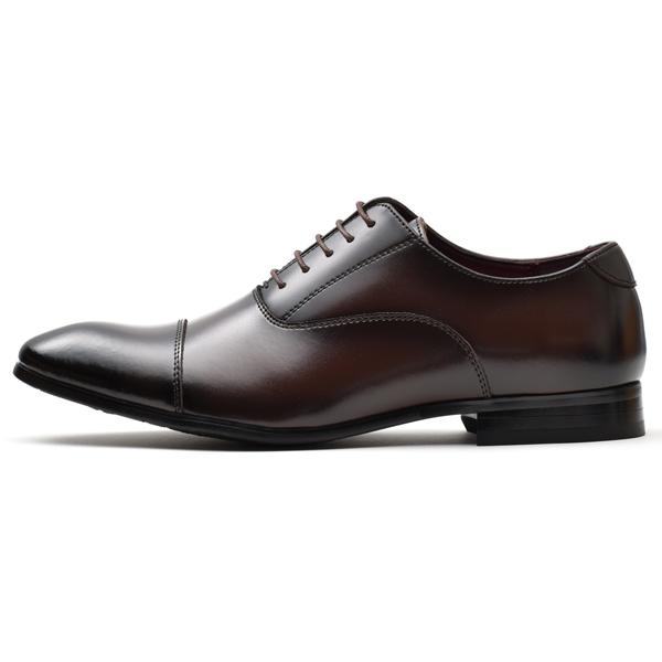 革靴 ビジネスシューズ メンズ 本革 レザー 紳士靴 艶有り ストレートチップ プレーントゥ 靴 結婚式 面接 冠婚葬祭 | ブランド登録なし | 12