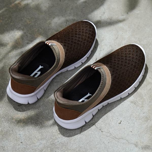 スニーカー メンズ スリッポン 手を使わずに履ける ハンズフリー シューズ 靴 軽量 蒸れにくい DJHONDA DJ-360 | dj honda | 13