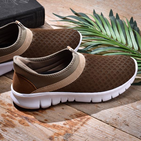 スニーカー メンズ スリッポン 手を使わずに履ける ハンズフリー シューズ 靴 軽量 蒸れにくい DJHONDA DJ-360 | dj honda | 14