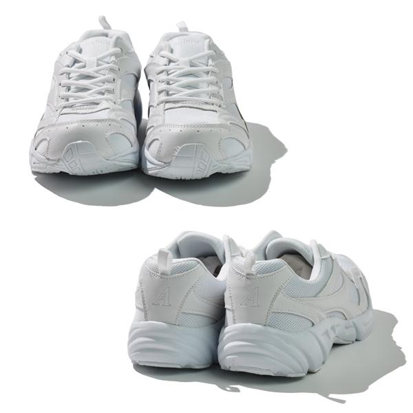 スニーカー 白 レディース メンズ キッズ シューズ 靴 軽量 子供靴 ホワイト 小学生 中学生 通学靴 運動靴 | ブランド登録なし | 15