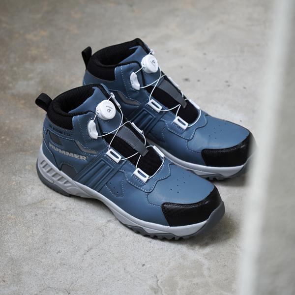 HUMMER（ハマー） 安全靴 メンズ シューズ 作業用スニーカー 先芯入り