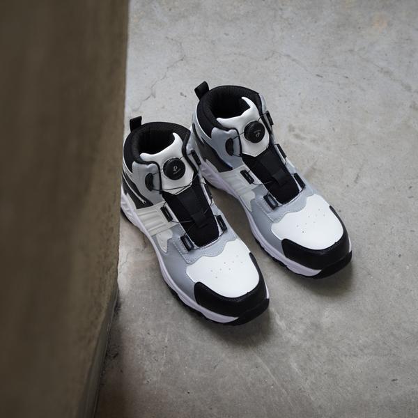 安全靴 メンズ シューズ 作業用スニーカー 先芯入り 作業靴 ハイカット ダイヤル式 靴 ハマー HUMMER | HUMMER | 11