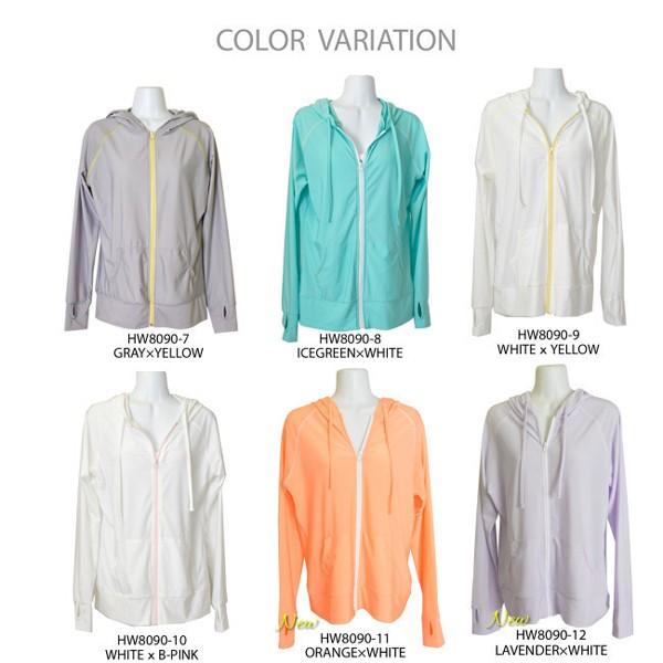 ラッシュガード レディース 水着 パーカー スポーツ 体型カバー 紫外線 カット 日焼け防止 | ブランド登録なし | 14