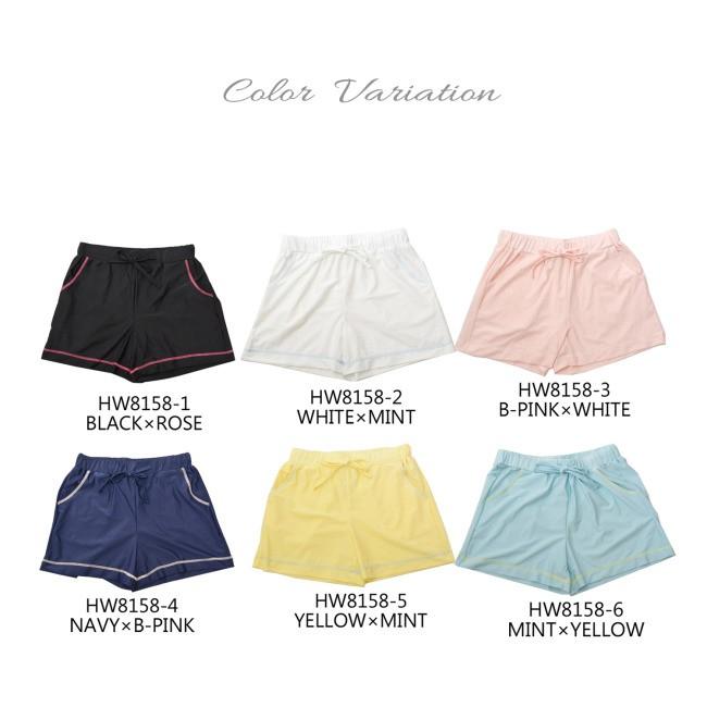 ショートパンツ ラッシュガード レディース 無地 海水浴 プール 日焼け防止 UVカット | ブランド登録なし | 13