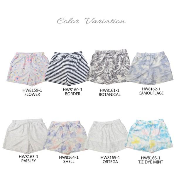 ショートパンツ ラッシュガード レディース 柄 UVカット 日焼け止め UPF50+ 海水浴 プール | ブランド登録なし | 01