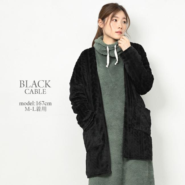 ルームウェア 部屋着 ミドル丈ガウン レディース 防寒 ファーフリース 暖かい 冬 おしゃれ | ブランド登録なし | 09