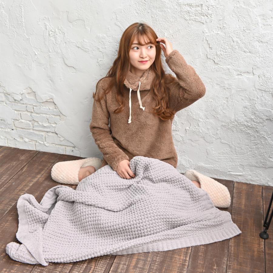 ルームウェア 部屋着 着る毛布 防寒着 冬 レディース 裏起毛 もこもこ パジャマ ワンピース 防寒 暖かい プレゼント | ブランド登録なし | 19