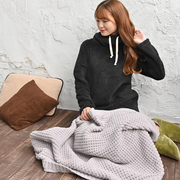 着る毛布 ルームウェア 部屋着 レディース 裏起毛 パジャマ 防寒 暖かい 秋冬 アウトドア | ブランド登録なし | 11