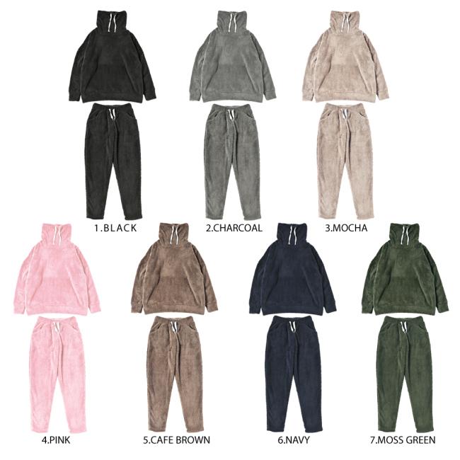 ルームウェア レディース 部屋着 着る毛布 上下セット ハイネック 女性 毛布 シープボア 暖かい 冬 おしゃれ | ブランド登録なし | 08