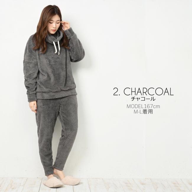 ルームウェア レディース 部屋着 着る毛布 上下セット ハイネック 女性 毛布 シープボア 暖かい 冬 おしゃれ | ブランド登録なし | 11