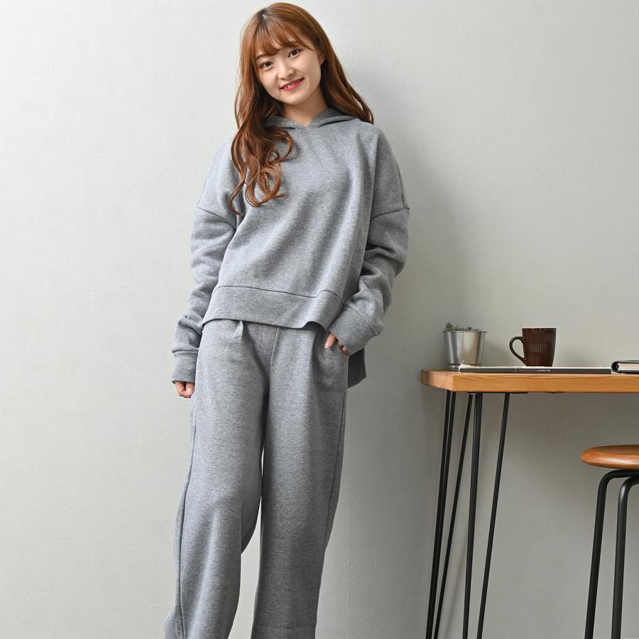 ルームウェア 部屋着 暖かい レディース パジャマ パーカー 上下セット 裏起毛 おしゃれ 冬 Hw17 アシスタント 通販 Yahoo ショッピング