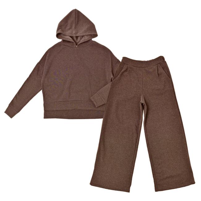 ルームウェア 部屋着 暖かい レディース パジャマ パーカー 上下セット 裏起毛 おしゃれ | ブランド登録なし | 17