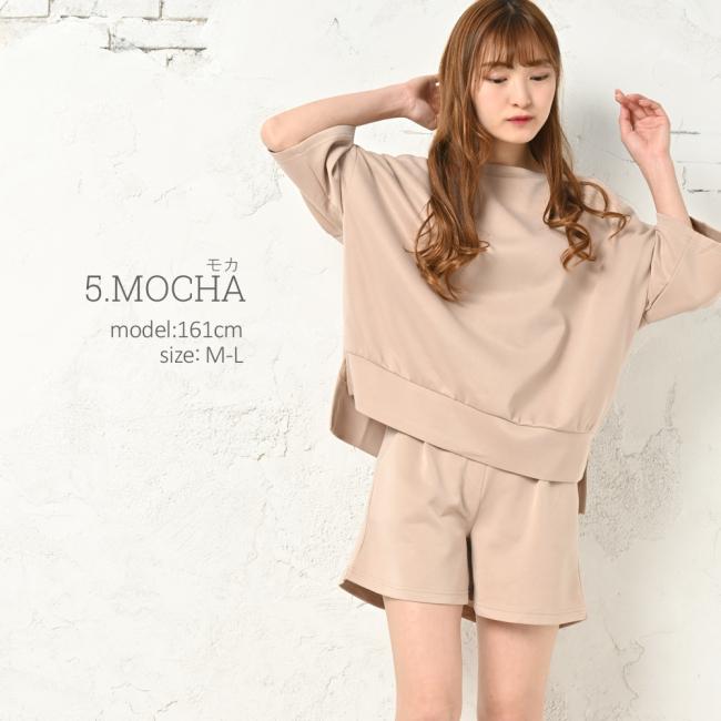 ルームウェア 部屋着 ショートパンツ セットアップ おしゃれ 可愛い 七分袖 ダンボールニット | ブランド登録なし | 11