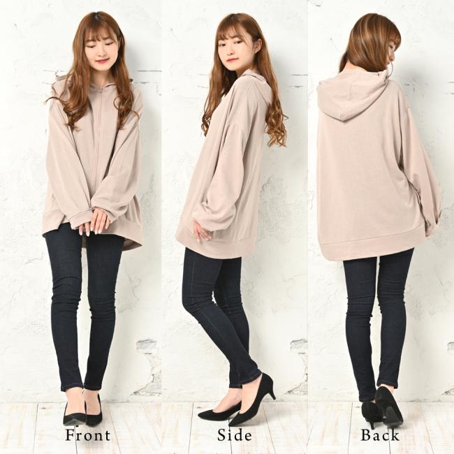 スウェット ビッグパーカー レディース おしゃれ かわいい 夏 | ブランド登録なし | 13