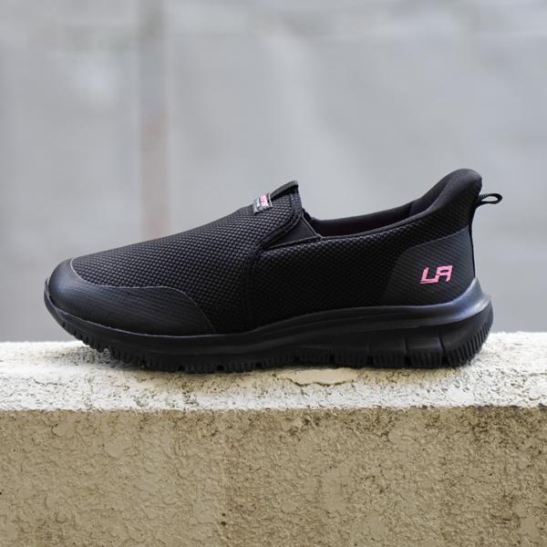 スニーカー レディース スリッポン シューズ 靴 履きやすい ハンズフリー ラーキンス LARKINS L-304 | LARKINS | 06