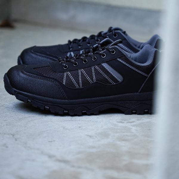 スニーカー メンズ トレッキングシューズ 登山靴 ハイキングシューズ 4時間防水 キャンプ アウトドア 靴 LARKINS L-6450 | LARKINS | 12