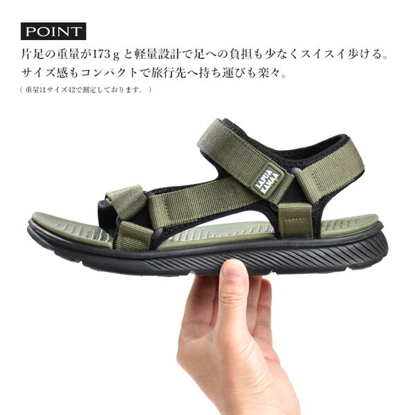 スポーツサンダル メンズ サンダル おしゃれ アウトドア ベルト マジックテープ | ブランド登録なし | 08