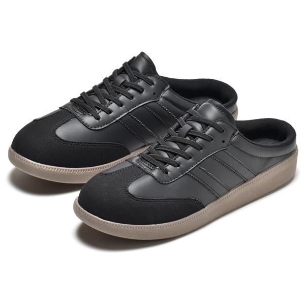 スニーカー メンズ ジャーマントレーナー サンダル スリッポン かかと