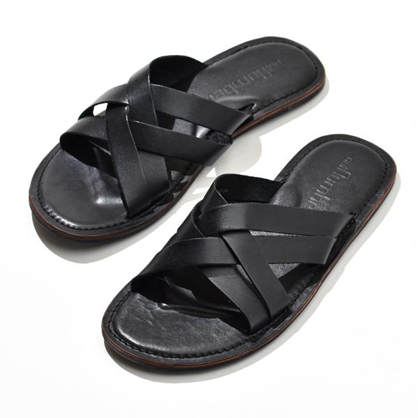 サンダル メンズ 本革 レザー ビーチサンダル コンフォート