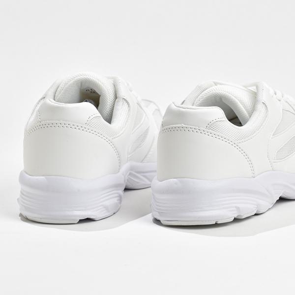 訳あり スニーカー 白 運動靴 キッズ レディース メンズ シューズ ホワイト 靴 衝撃吸収 通気性 軽量 子供靴 小学生 中学生 通学靴 | ブランド登録なし | 10