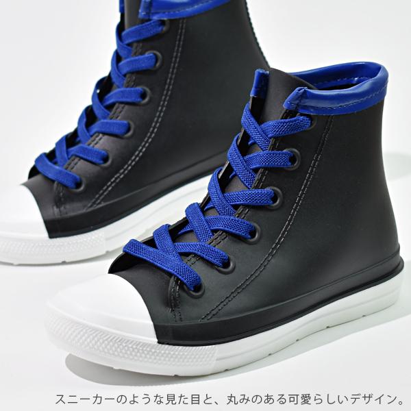 長靴 キッズ レインブーツ スニーカー レインシューズ 子供 雨  短い 防水 靴 かわいい 女の子 男の子 | ブランド登録なし | 04