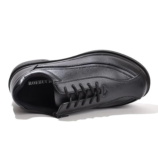 ウォーキングシューズ メンズ 靴 スニーカー シューズ ファスナー 幅広 3E 紳士靴 ROEBUCKS | ブランド登録なし | 11