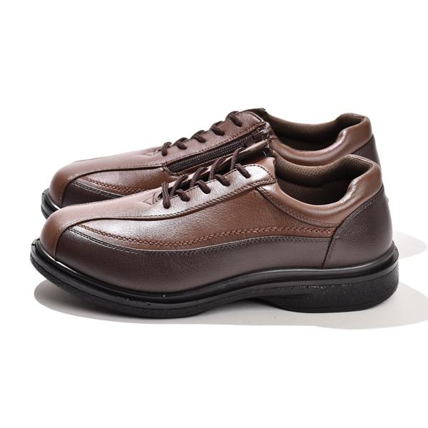ウォーキングシューズ メンズ 靴 スニーカー シューズ ファスナー 幅広 3E 紳士靴 ROEBUCKS | ブランド登録なし | 16