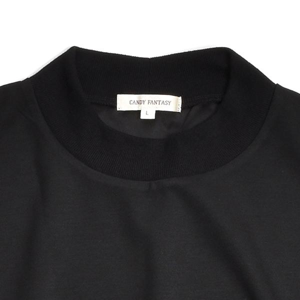 メンズ モックネック 長袖 Tシャツ ロンT きれいめ ジャケットインナー オフィスカジュアル やわらか さらっと M L LL | ブランド登録なし | 10