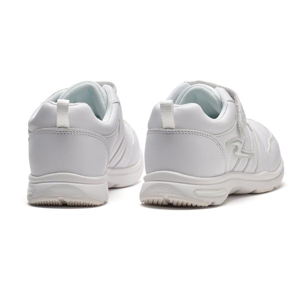 スニーカー キッズ 子供 白 シューズ ホワイト 女の子 ムーンスター 靴 運動靴 通学靴 学校 小学校 バネのチカラ J754 | ムーンスター スーパースター | 03