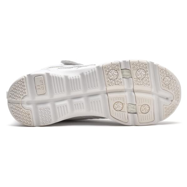 スニーカー キッズ 子供 白 シューズ ホワイト 女の子 ムーンスター 靴 運動靴 通学靴 学校 小学校 バネのチカラ J754 | ムーンスター スーパースター | 04