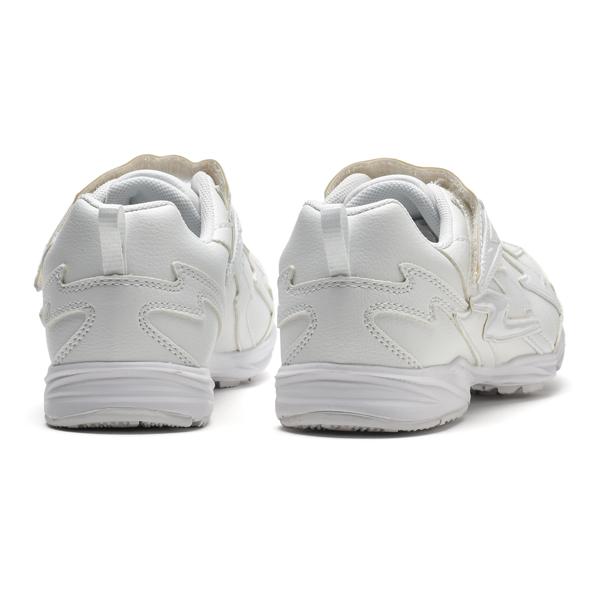 スニーカー キッズ 子供 白 バネのチカラ シューズ ホワイト ムーンスター 靴 運動靴 通学靴 学校 小学校 J756 | ムーンスター スーパースター | 03