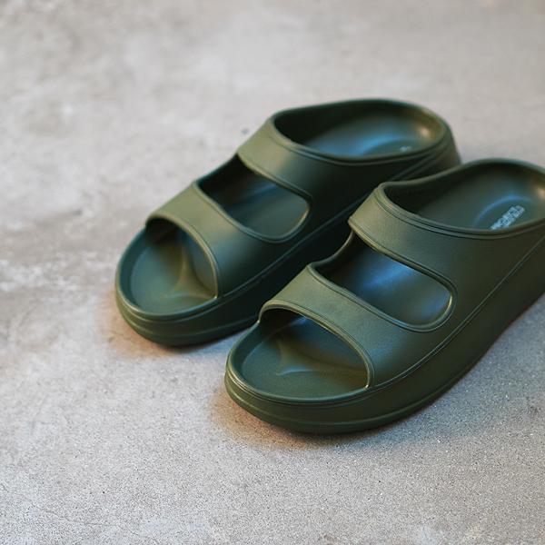 サンダル メンズ 厚底 ビーチサンダル リカバリーサンダル シャワーサンダル グミ足感 衝撃吸収 EVA 軽量 海 夏 プール | ブランド登録なし | 12