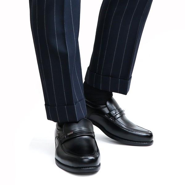 ビジネスシューズ 幅広 5E ローファー スリッポン 紳士靴 カンガルー革 ワイド EEEEE | ブランド登録なし | 09