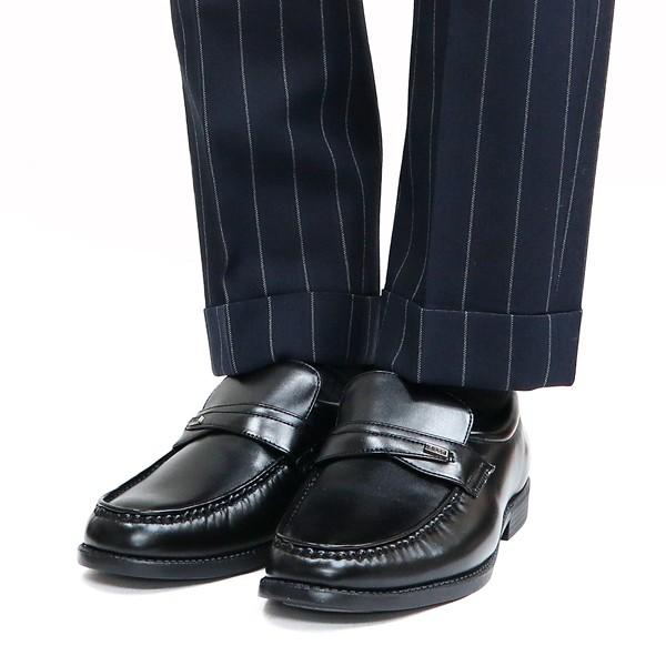 ビジネスシューズ 幅広 5E ローファー スリッポン 紳士靴 カンガルー革 ワイド EEEEE | ブランド登録なし | 15